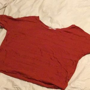 Old Navy orange Crop top